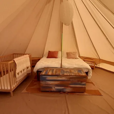 Bell Tent In The Vineyard With Spectacular View
