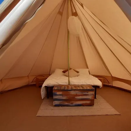 Bell Tent In The Vineyard With Spectacular View בית נופש