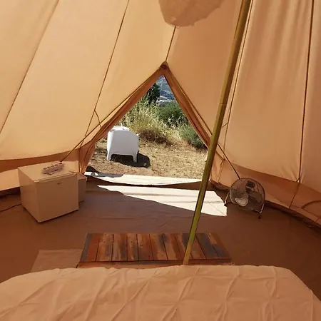 Bell Tent In The Vineyard With Spectacular View