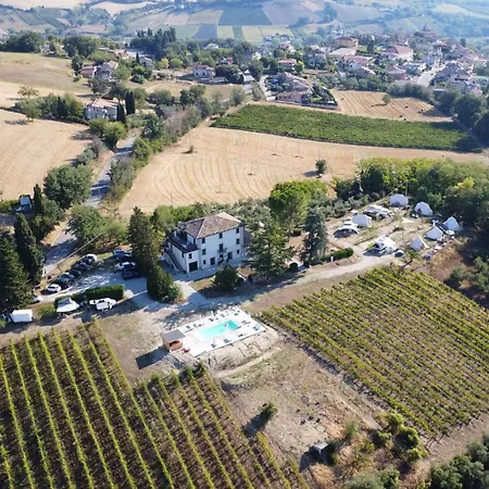 Bell Tent In The Vineyard With Spectacular View בית נופש